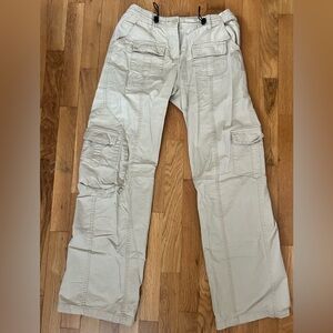 Brandy Melville Light Tan Cargo Pants
